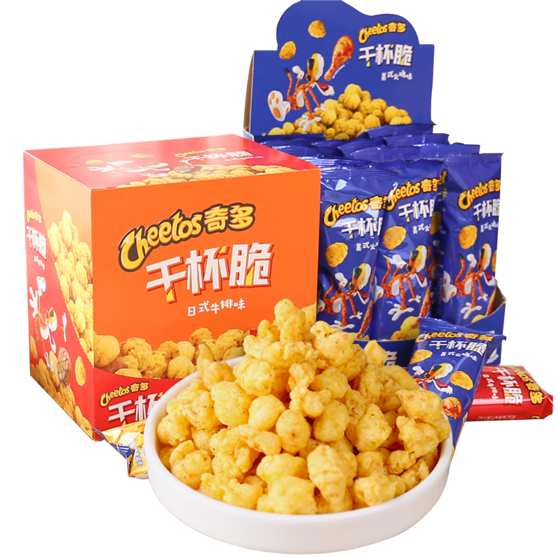 奇多干杯脆零食大礼包百事食品