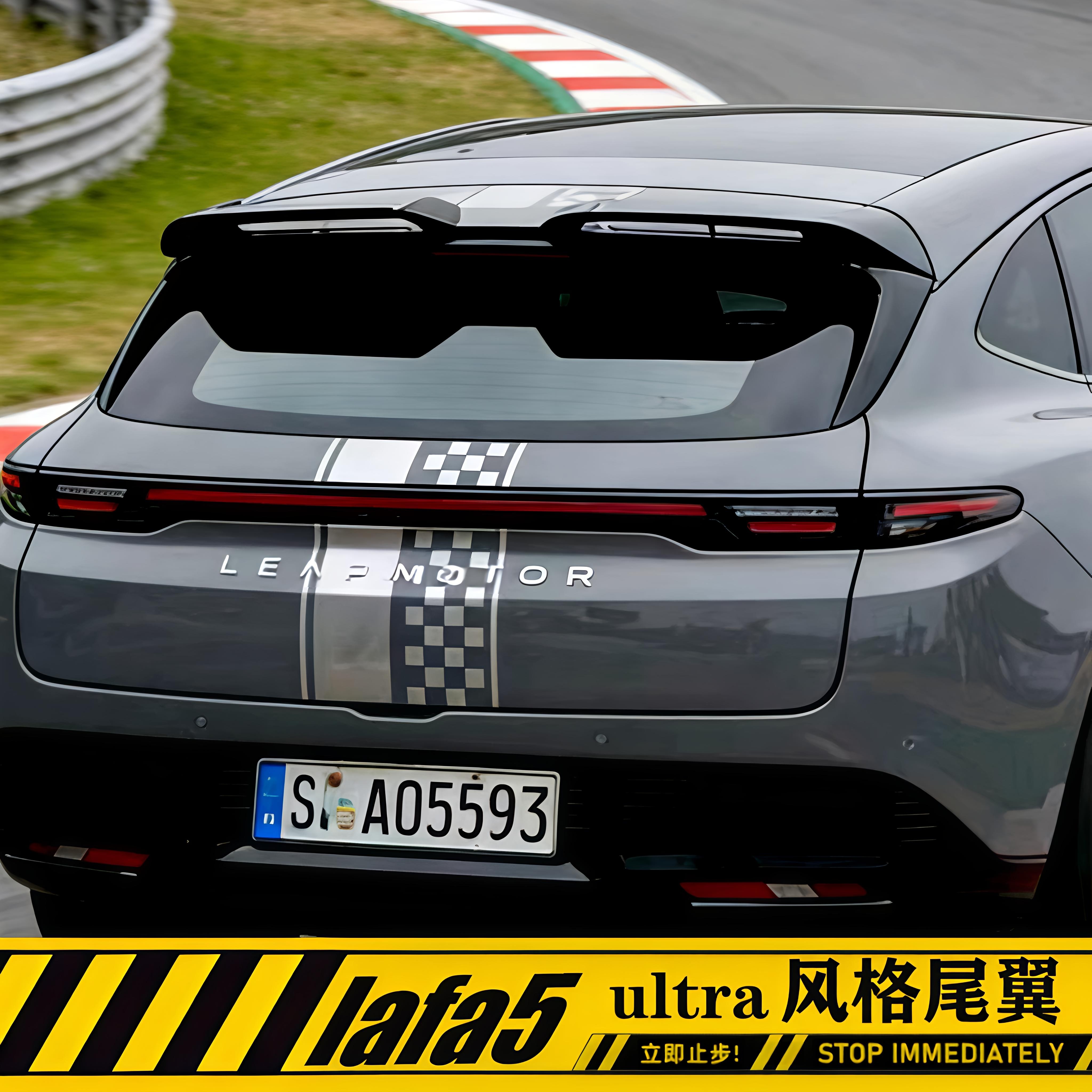 适用零跑Lafa5运动尾翼定风翼改装后备箱顶翼ultra外观汽车用品