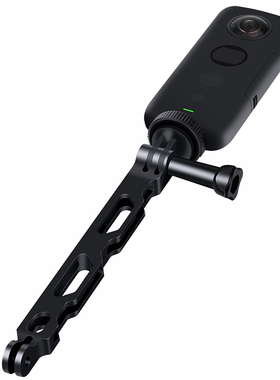 加长杆insta360oner Action6/5pro全景头盔隐形铝合金臂x2骑行配件gopro延长杆gopro hero13/12/11/10/9配件