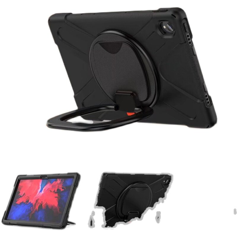 适用联想TAB P11 plus皮套Lenovo TB-J616F旋转保护外壳软硬套摔