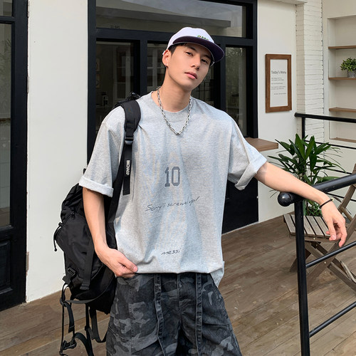 Holocene夏季t恤短袖男生