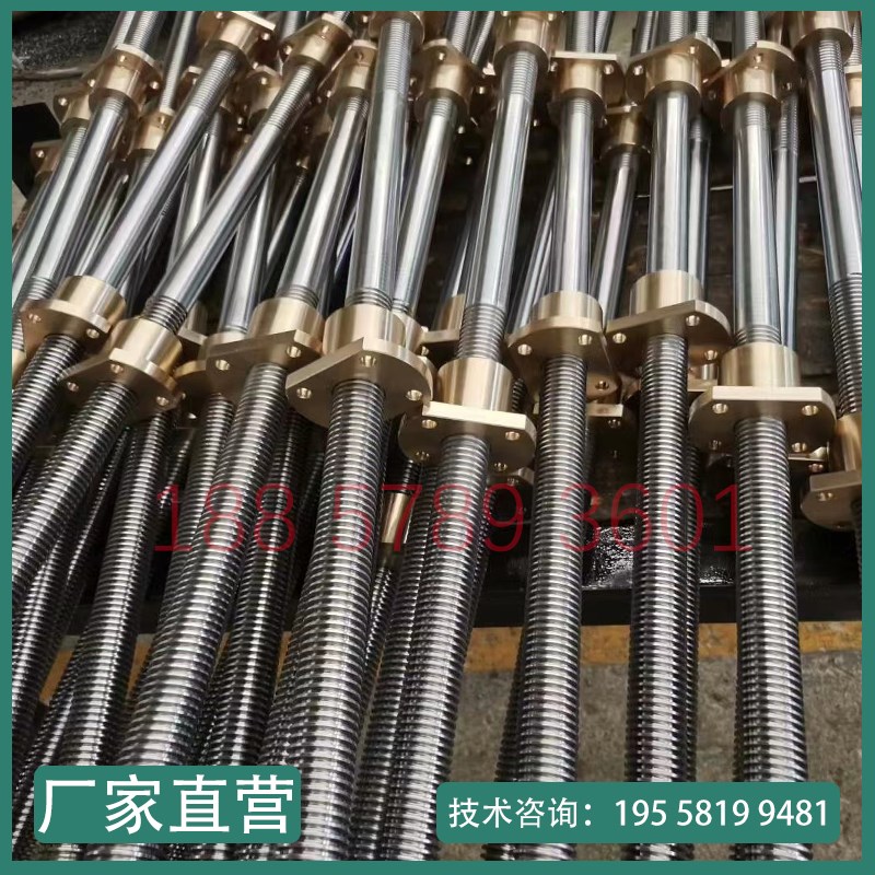 来图定做梯形螺杆T型丝杆丝杠螺母不锈钢梯型丝杆套装多头T6-T150