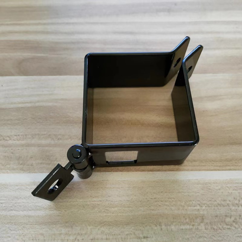 工业设备防护网配件车间隔离网50开口合页围栏60方管卡扣门铰链