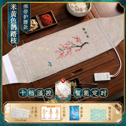 科乐浦海盐粗盐盐袋热敷包电加热家用电热护腰部带艾草灸理疗袋子