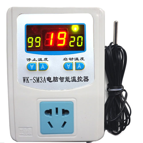 包遥控大功率空调热水器3000W电暖温控器养殖温控仪16A 10A开关3S