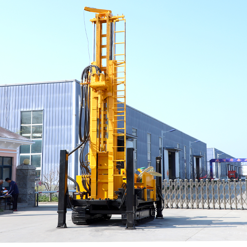 气动打井机家用小型民用钻井设备200米水井挖井神器大型履带钻机