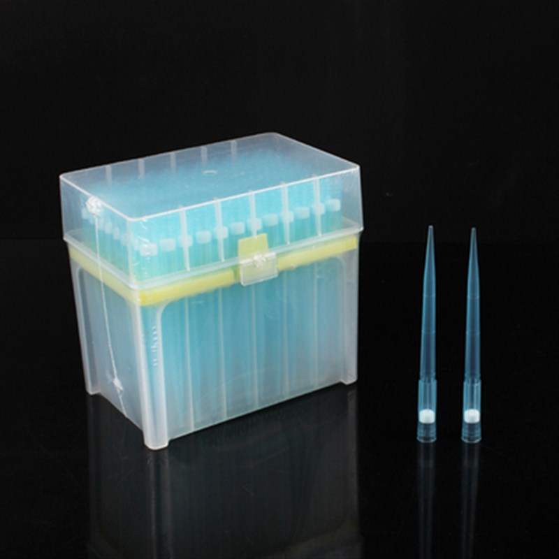 盒装滤芯吸头移液器枪头10ul加长100ul200ul1000ul塑封灭菌可开票