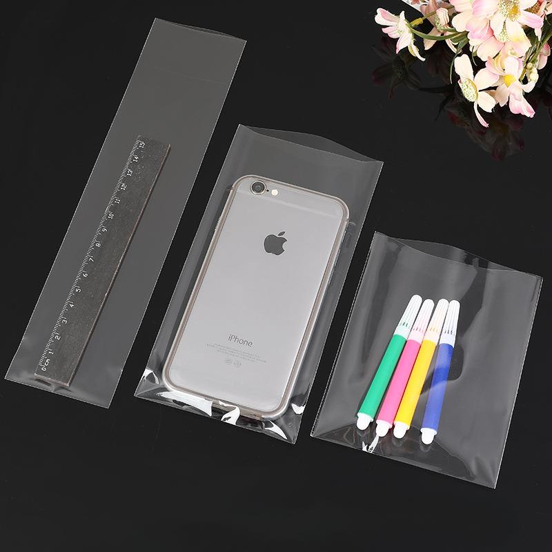 opp平口袋透明包装袋长条扎口袋