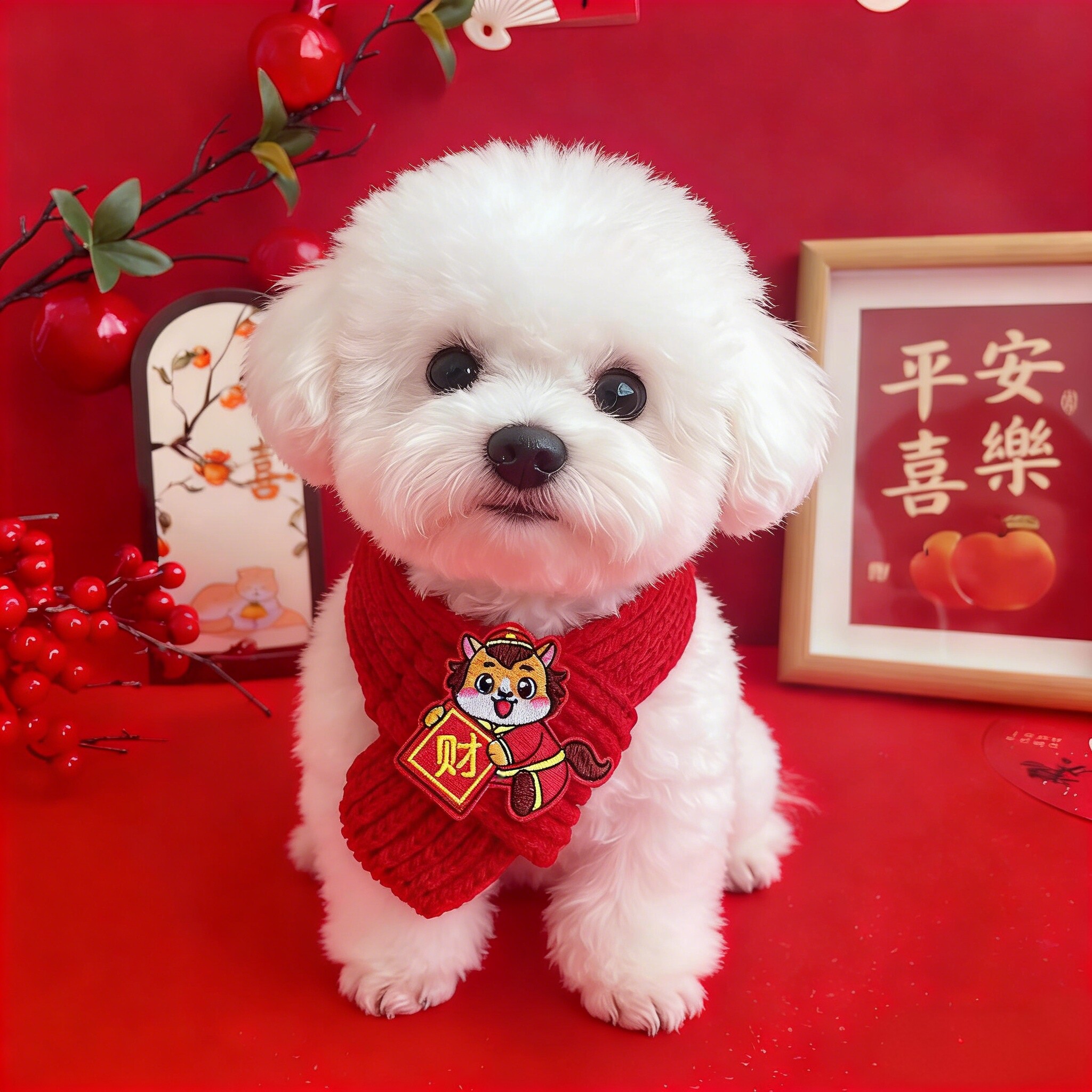 马年宠物围巾狗狗围脖新年喜庆暴富红色猫咪脖圈冬季针织狗狗围巾,宠物/宠物食品及用品,围巾/口水巾,淘宝优惠券,粉丝福利购,淘宝优惠卷