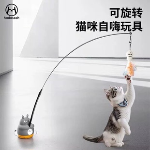 宠物逗猫棒猫咪玩具逗猫伸缩逗猫棒耐咬耐磨互动玩具宠物逗猫棒