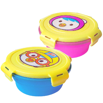 韩国辅食碗宝露露可折叠