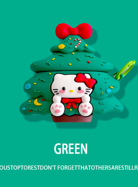 适用airpodspro3耳机壳2025新款硅胶圣诞树airpods pro3耳机套airpods4蓝牙耳机软壳pods1/2挂绳充电仓盒宝潮