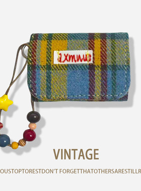 Shokz韶音E310保护壳适用秋冬复古格纹韶音 OpenFit T910耳机套连体2+ T921蓝牙夹耳软壳挂绳女款AirT511盒包