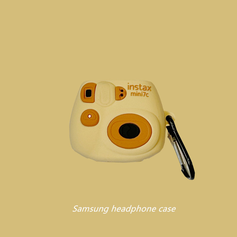 三星耳机budspro壳galaxy buds live耳机套创意相机硅胶buds2pro软壳女个性budsFE充电仓盒2pro防摔pro潮适用