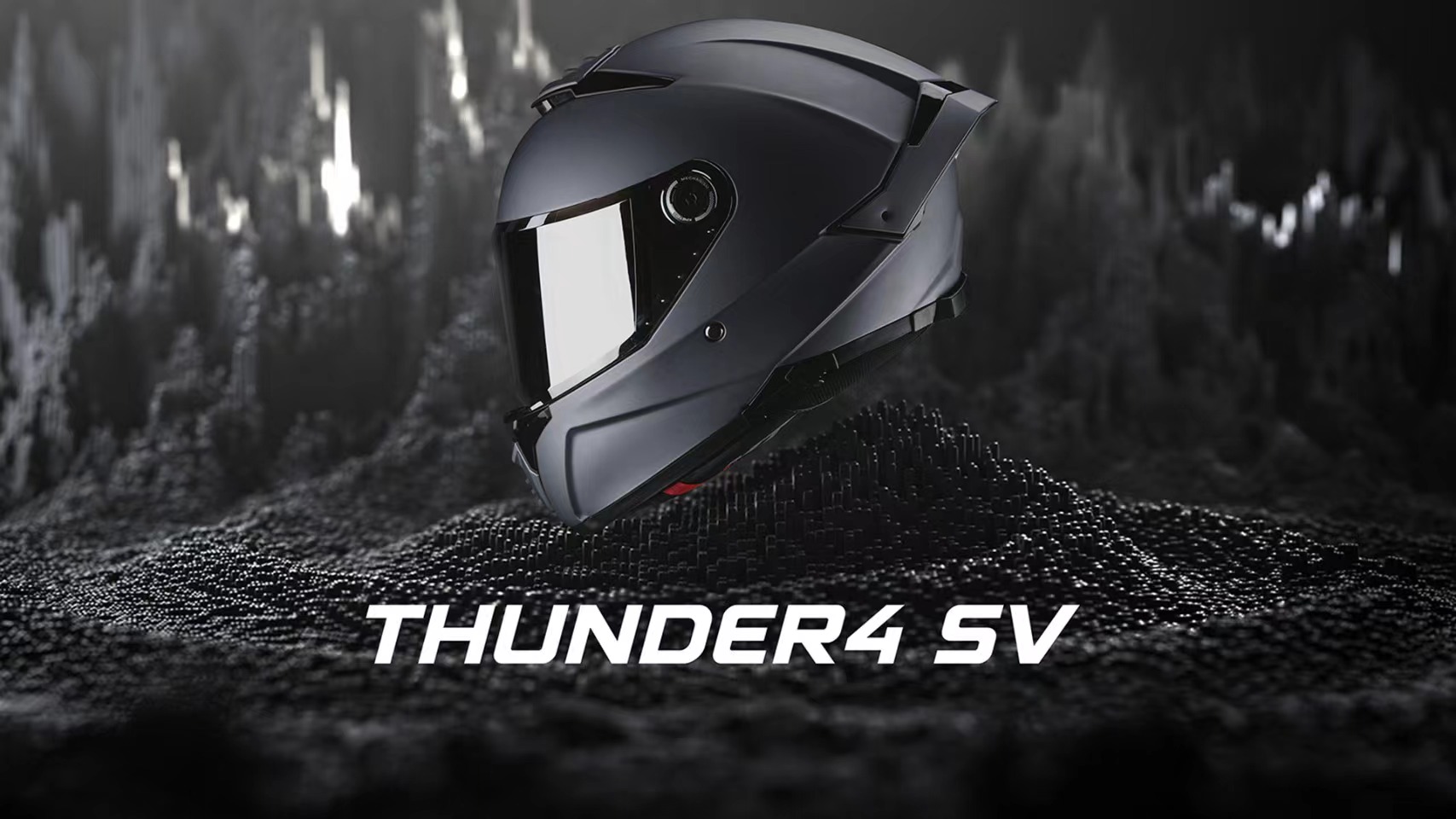 MT头盔雷神4摩托车全盔双镜片