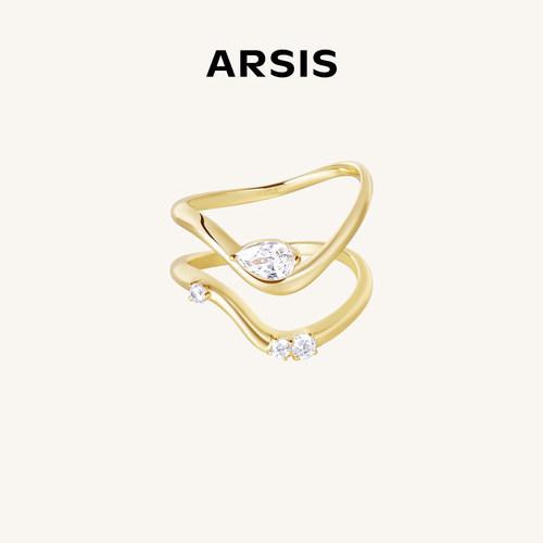 星轨戒指女轻奢高级感小众设计