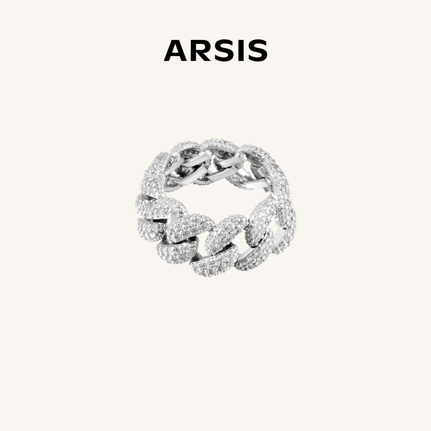 ARSIS叛逆链条古巴戒指