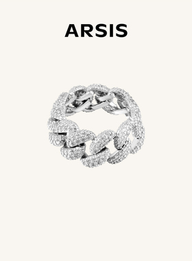 【明星同款】ARSIS自由搭配古巴戒指高级气质小众设计感情侣指环