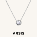 ARSIS流光泡泡项链锆石颈链叠戴锁骨链小众高级 明星同款