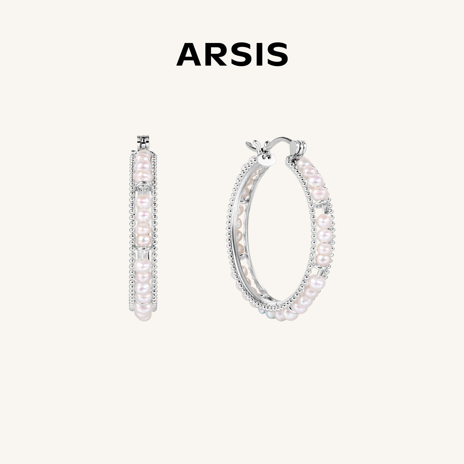 【新款】ARSIS流光珠光月影耳环耳钉珍珠耳饰轻奢高级感气质女,饰品/流行首饰/时尚饰品新,耳环,淘宝优惠券,粉丝福利购,淘宝优惠卷