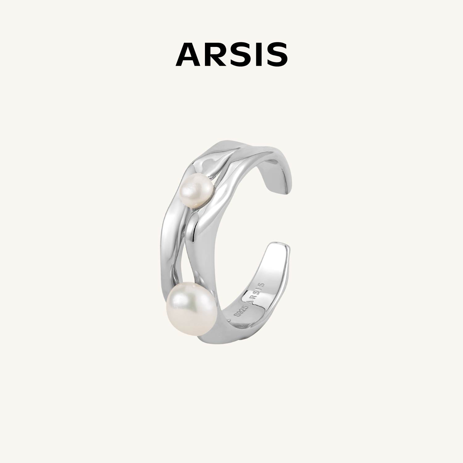 ARSIS流光光影戒指小众设计