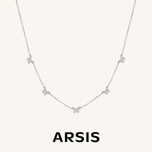 ARSIS幸运符号星悦蝴蝶锁骨链