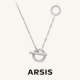 锁骨链简约设计 ARSIS星陨星环OT扣项链轻奢小众法式 明星同款