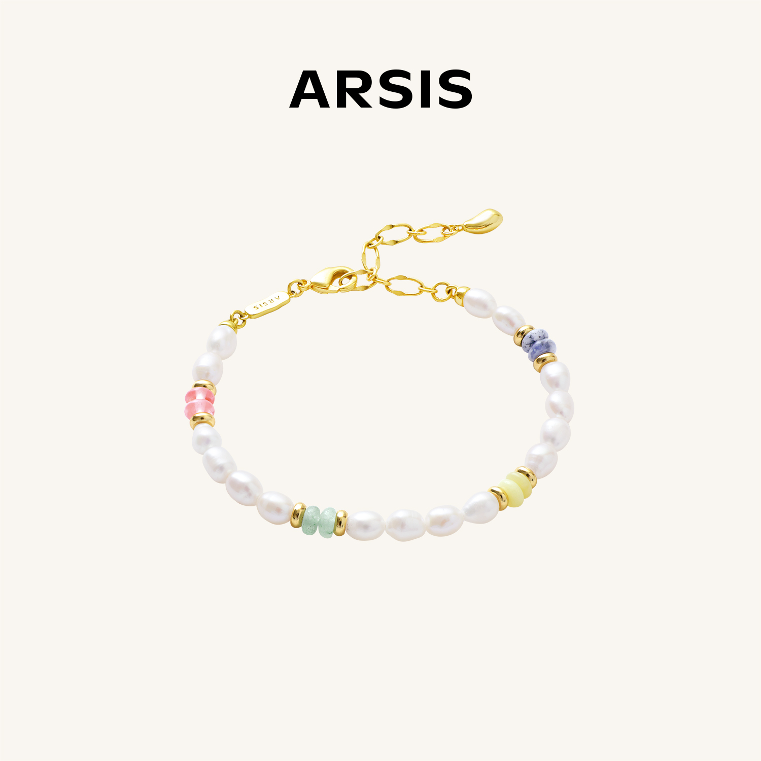 ARSIS撞色米珠串珠手链