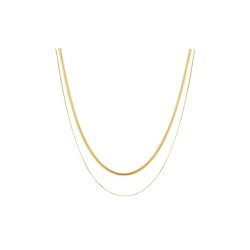 ARSIS自由搭配双层蛇骨链项链