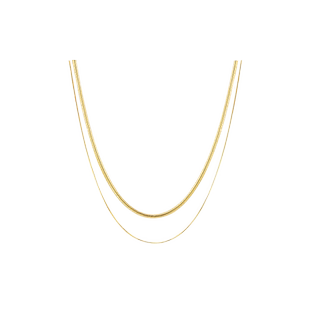 【明星同款】ARSIS双层蛇骨链项链小众设计简约锁骨链百搭叠链女