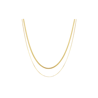 ARSIS自由搭配双层蛇骨链项链