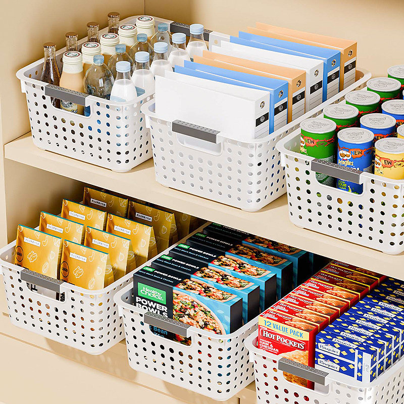 家用收纳筐收纳箱卧室零食玩具置物筐宿舍厨房储物篮桌面收纳盒,收纳整理,收纳柜,淘宝优惠券,粉丝福利购,淘宝优惠卷