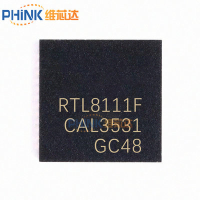 PHINK 全新原装 RTL8111F-CG RTL8111 封装 QFN 以太网控制芯片