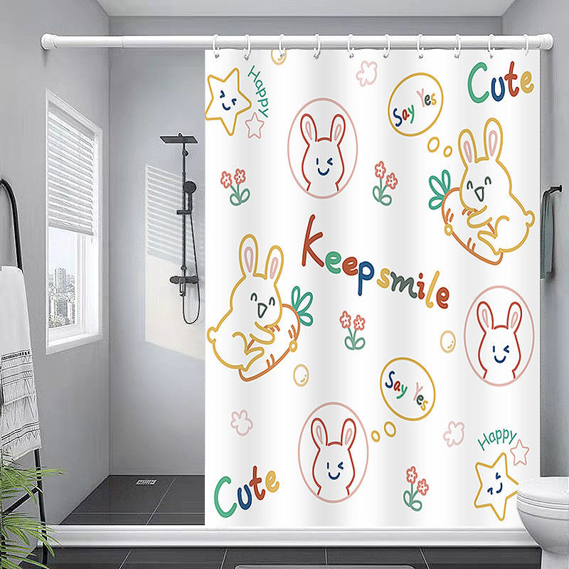 TOILET Punch holes Shower Curtains suit thickening waterproof Antifungal Shower Room Partition curtain door curtain magnetic Water retaining strip suitin the Family/Personal Cleaning Tools , Sanitary appliances/Bathroom accessories , Shower Curtains  category - from Buy2taobao.com to provide professional Taobao agent buy service