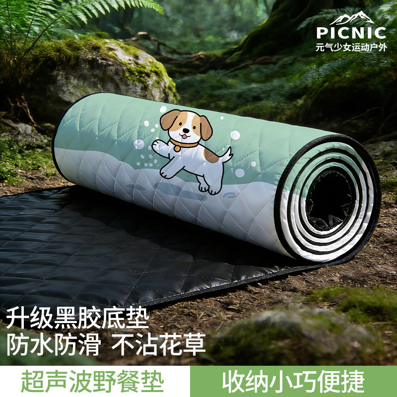 2026新款野餐垫防潮垫加厚防水可折叠加大便捷户外露营春游帐篷垫