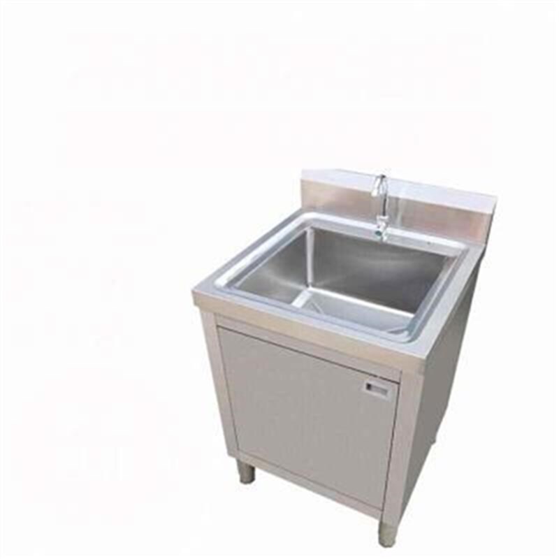 极速不锈钢商用家用单星m水池水x槽柜子I厨房洗涮台一体成型厨柜