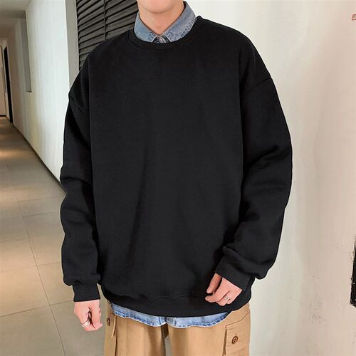 新品Hoodies Sweatshirts Men Streetwear Solid Pullover S.weat