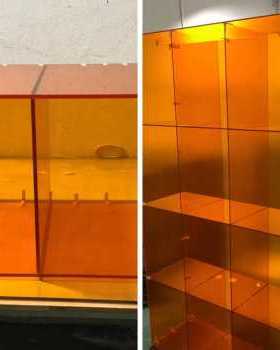 极速厂销厂促厂促高透明橙色压克力k板厚板定Q制加工彩色有机玻璃