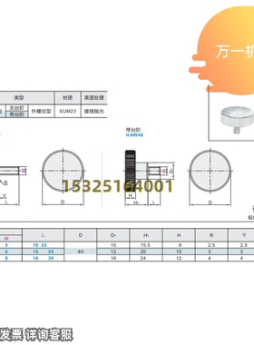极速HAW41 gHAW46-M5/M6/M8-L16 L25 L30 大径压纹把手 怡合达型