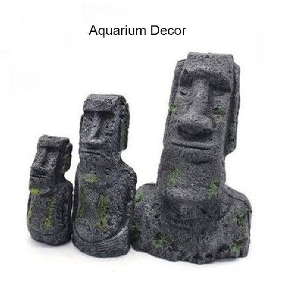 极速1Pacs Resin Aquarium Decoration Fish Tank Ancient Antiqu