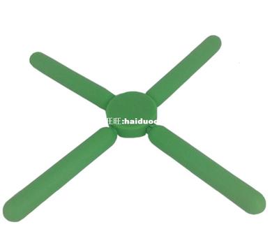 极速Kitchen Foldable Silicvone Trivets, expandable and colla