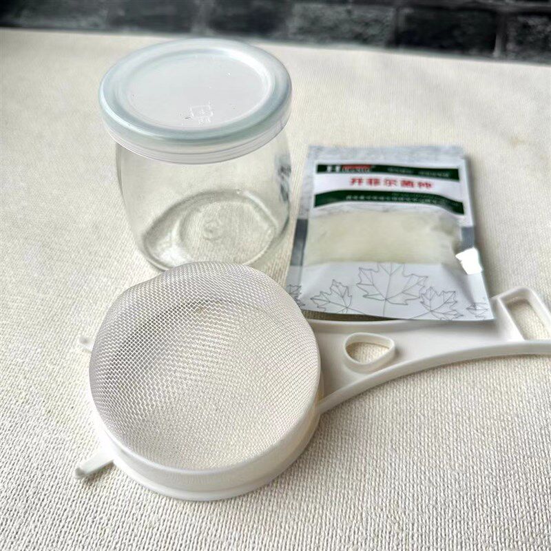 极速开菲尔菌种非雪莲藏灵菇自制酸奶发酵M豆浆椰浆首次可做两三