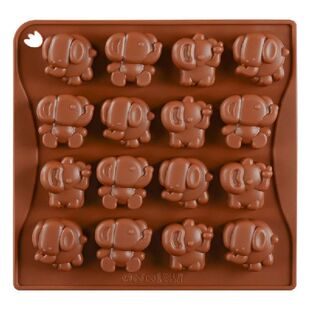 Cake Molds Elephant 极速16 SilicoZne Silicone Shape Holes