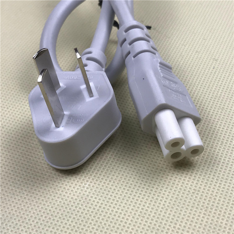 极速笔记本电源线 三孔梅花尾 通用联想华硕O戴尔惠普适配器充电