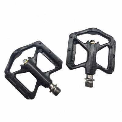 极速新款三云公路山地q自行车碳纤维超轻脚踏钛轴自行车三培林脚