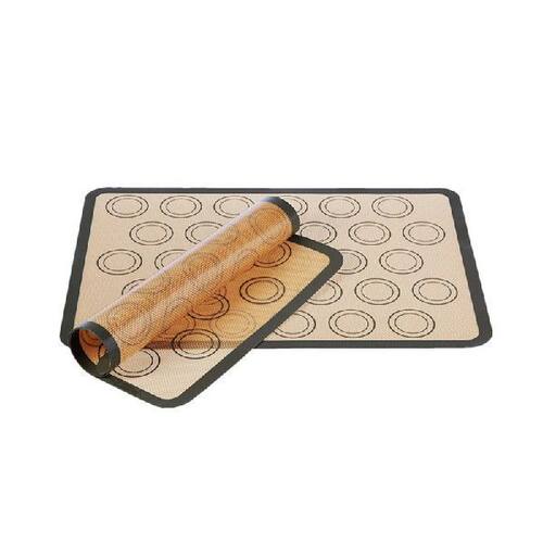 新品2 Buahe Alas Panggangan Silikon Antilengket Alat Oven Li
