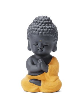 极速茶宠a摆件小如来佛茶盘配件茶道茶玩车载摆件精品可养彩陶陶