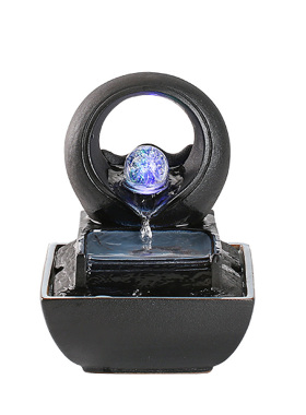 极速流水摆件陶瓷客厅办公t室简约小循环水景创意招财猫饮水器家