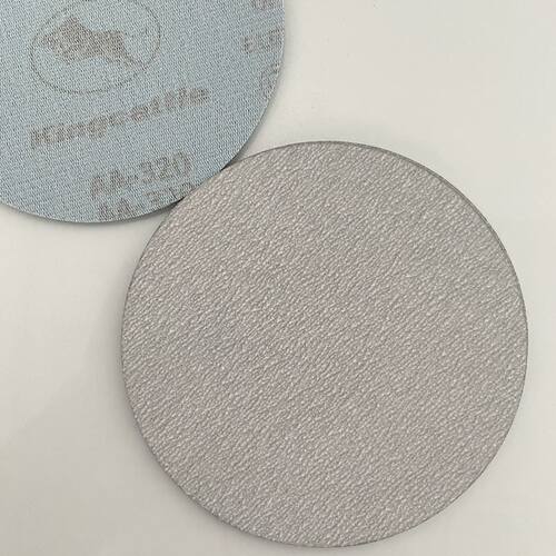 极速。5寸圆形白k砂纸2寸寸4寸1寸9寸气磨机自粘打磨片干磨植绒砂