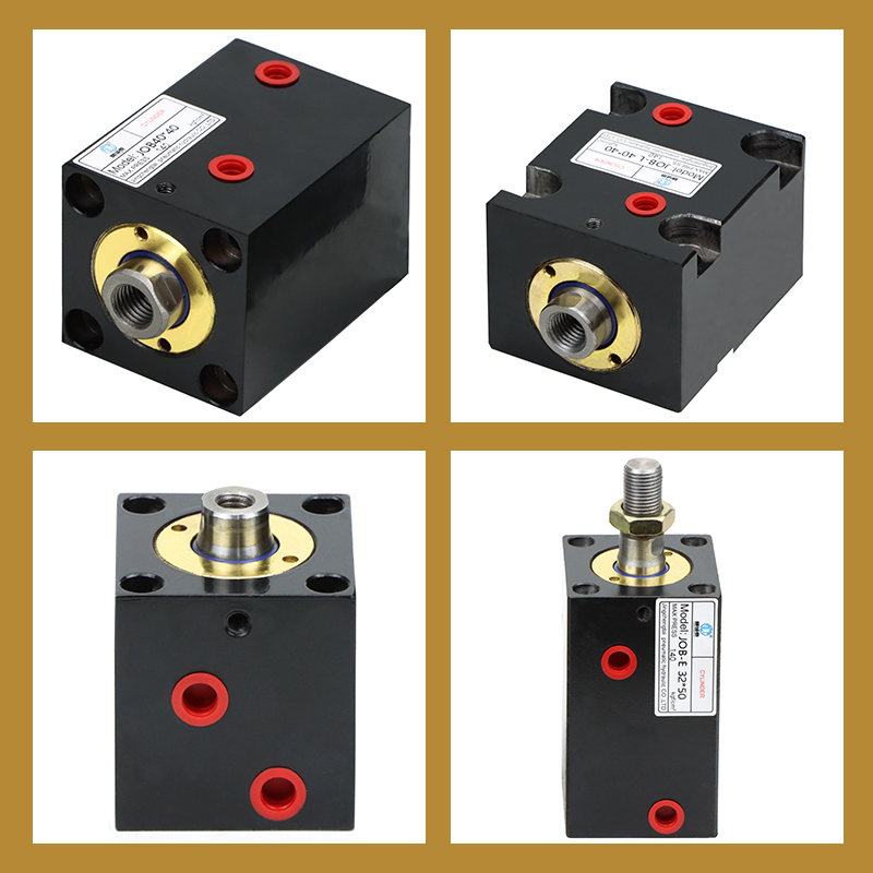 极速薄型油缸JOB/CX-LA方形模具液压缸夹具内牙25 4R0 20 32扁形